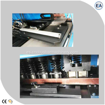 Punch CNC y máquina de cizallamiento con computadora controlada.